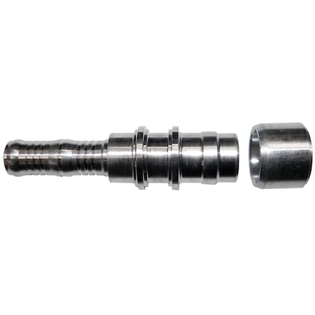 Ags 5/8 Aluminum Tube to No 10 A/C Hose KLEDGE-LOK Repair Union ACR-004